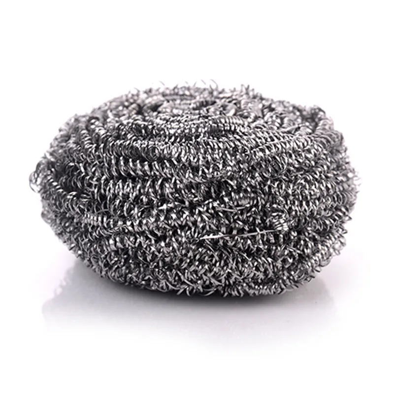 

Sponges & Scouring Pads Kitchen stainless steel wash pot brush pot household department dishwashing clean steel wire ball