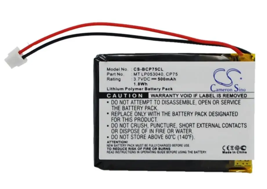 Cameron sino 500 mah батарея для INATONE iDect X2i один X2i Twin для IDECT M1 M2 X2 X2d X2di X2i MT LP053040 CP75
