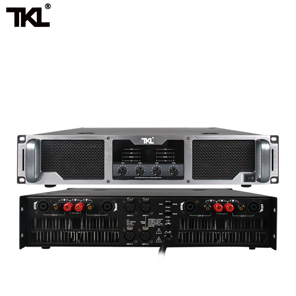 Профессиональный усилитель TKL 8ohm 1000 Вт * 4 PX4100 четырехканальный мощности