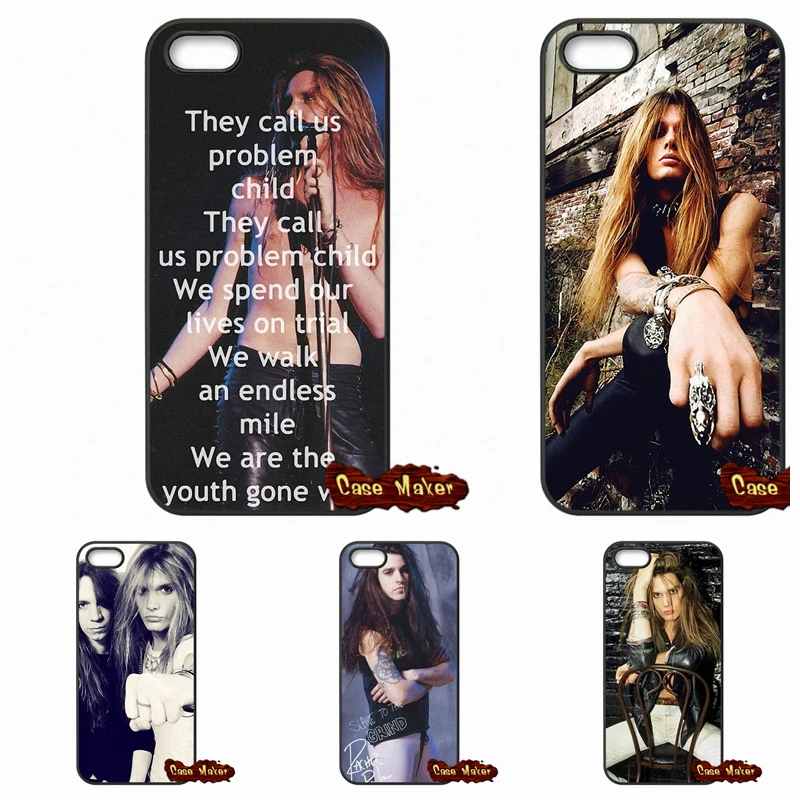 Skid row нам heavy metal band чехол для iPhone X 4 4S 5 5C SE 6 S 7 8 плюс Galaxy J5 J3 A5 A3 2016 S5 S7 S6 край |