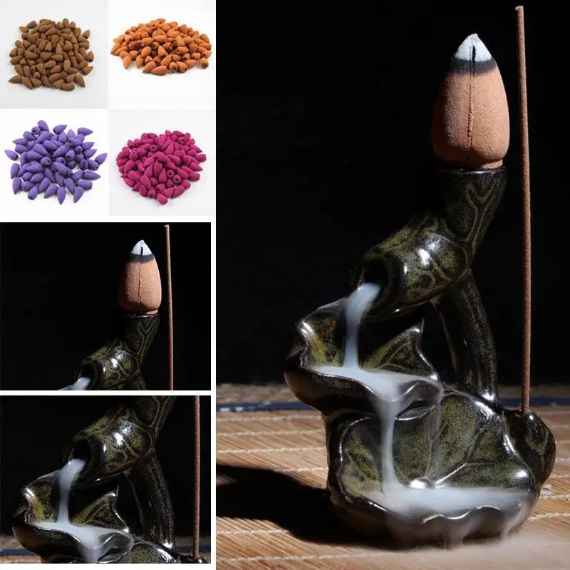 

Home Fragrance Stand Incense Burner Holder Holder Water Lily Incense Burner