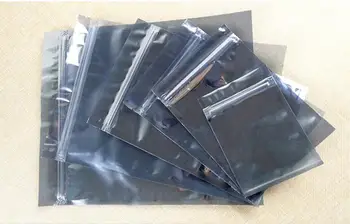 

50x Small Anti-Static Shielding Bags ESD Anti Static Package Bag Zip Lock Waterproof Self Seal Antistatic Storage Packaging bags