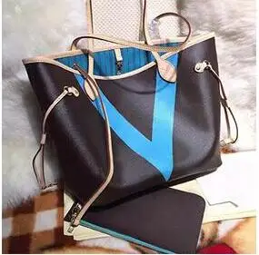 

Emarald 2018 new Genuine Leather fashion neverful women handbag with good quality bags GM/MM bag free shipping