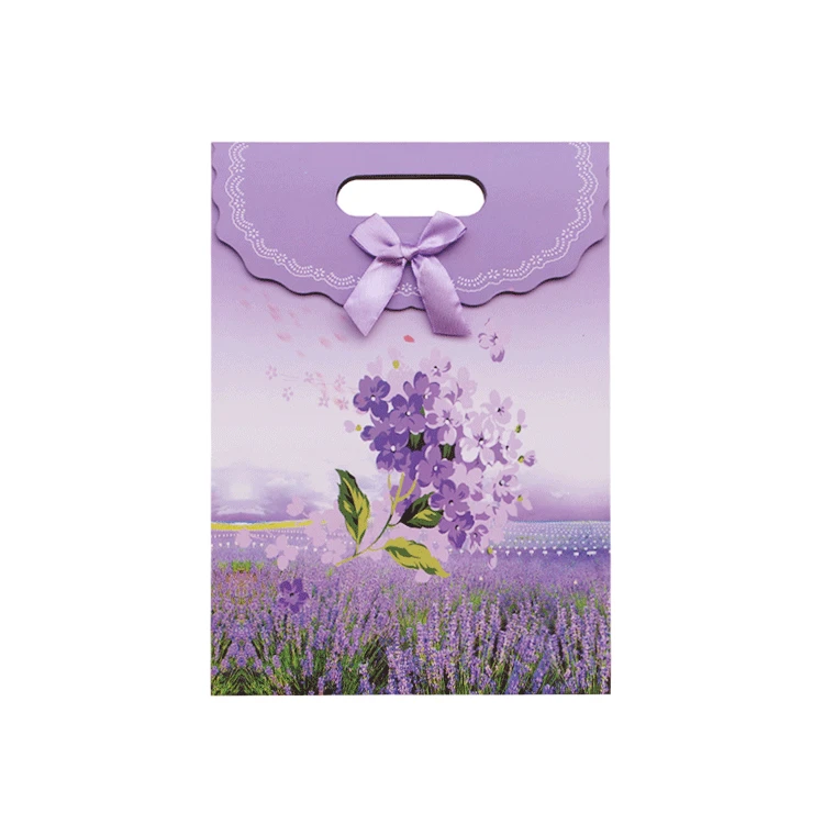 Free Shipping 12 X Purple Gift bag Wedding Birthday Party Paper Portable  Gift Bag Party Favor Supply - AliExpress