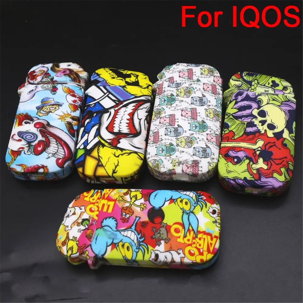 

New Coming Shield Replacement Anti-slip Skin Cover Protective Cartoon Silicone Case for IQOS High Quallity and Fashion