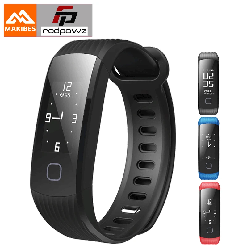 

Original Makibes HR1 Smart Bracelet Fitness Activity Tracker Continuous Heart Rate Monitor 0.96" OLED Bluetooth Wristband