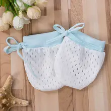 Модная одежда для детей, Детская мода перчатки детские Нескользящие антицарапки новорожденных защитить лицо Регулируемый варежки-царапки