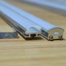 2000 мм X 18 мм X 8 мм 30 шт. x 2 м анодированный алюминий Профиль для светодиодный полосы с крышкой ПК, монтажные зажимы и торцевые колпачки