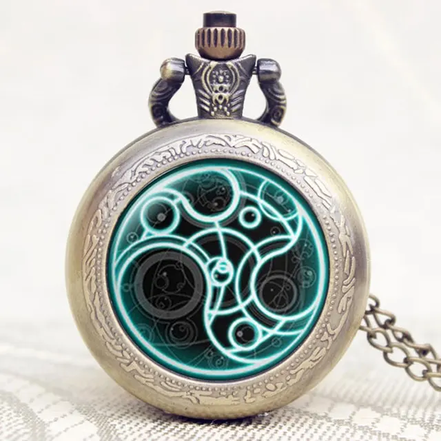Old Antique Doctor Who High Quality Bronze Fob Watch Retro Penndat Pocket Watch Old Antique Doctor Who High Quality Bronze Fob Watch Retro Penndat Pocket Watch