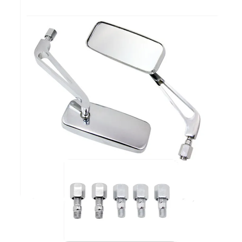 Motorcycle Mirrors Rearview Mirror Rear View Side Mirror 8/10mm For Honda Yamaha Suzuki Kawasaki Harley Touring Cruiser Chopper Motorcycle Mirrors Rearview Mirror Rear View Side Mirror 8/10mm For Honda Yamaha Suzuki Kawasaki Harley Touring Cruiser Chopper