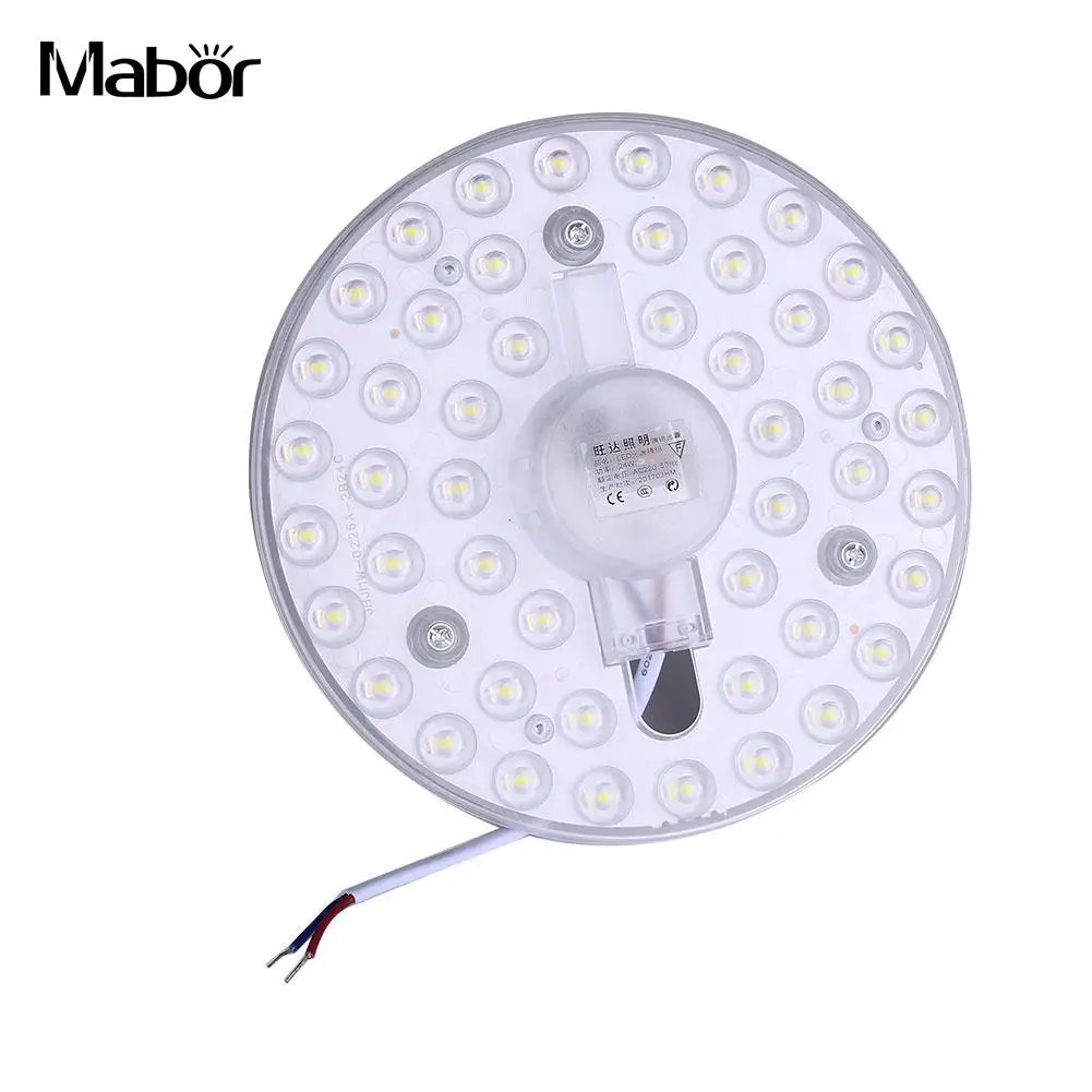 18 Вт 2835SMD 36 светодиодный Круглый Объектив лампочки бусины энергосберегающие панели света