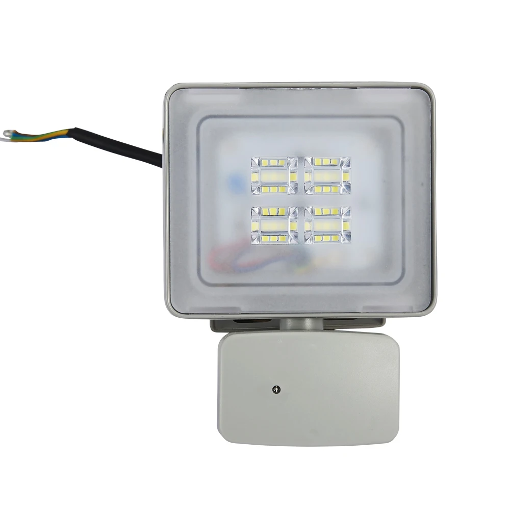 Высокое качество 10 Вт Светодиодный прожектор движения Сенсор IP65 Водонепроницаемый 220 V Светодиодный прожектор уличное охранное освещение движения индикаторная лампа - Испускаемый цвет: Cold White