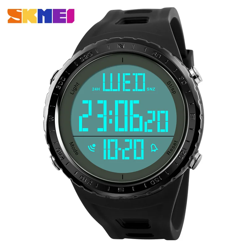 

Hot! Big Dial Sports Watches SKMEI 1310 Men Mutilfunction Countdown Chronograph Shock Waterproof Digital Watch Relogio Masculino