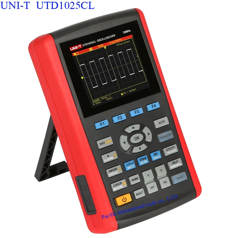 UNI-T UTD1025CL Ручные Цифровые осциллографы 3," ЖК-цифровой дисплей полностью автоматическая шкала осциллографы с мультиметром
