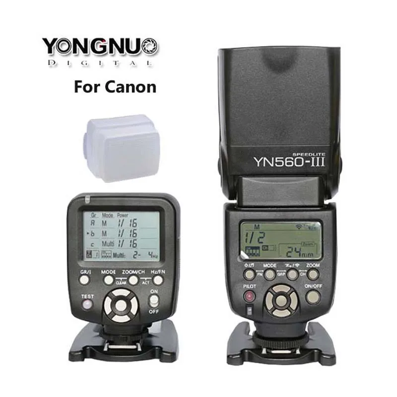 Yongnuo YN560III  flash-speedlite  YN-560TX  Canon 1100D 650D 550D 500D 450D 60D 6D DSLR  DSLR