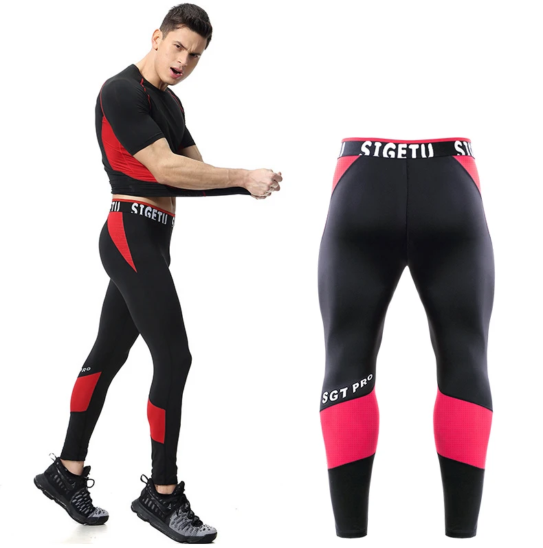 New Brand Fitness Pants Men Running Tights Gym Yoag Trousers Crossfit Jogger Sports Leggings Sportswear Jog Elastic Pants Compression Pants (11)