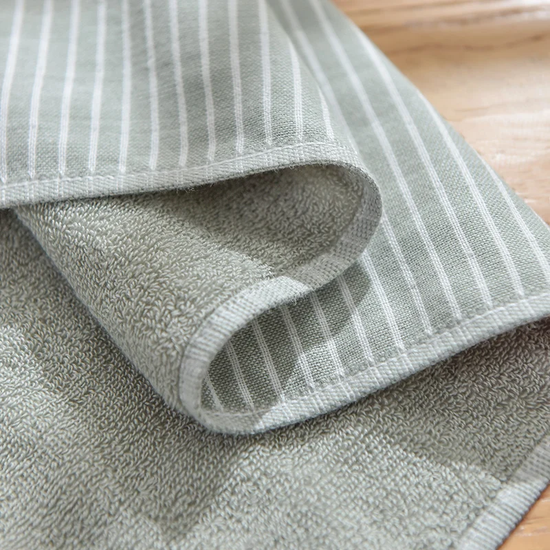 Бренд beroyal 1 шт. хлопковые полотенца для рук для взрослых полосатое полотенце для рук Уход за лицом Волшебная ванная комната спортивное полотенце 34x76 см