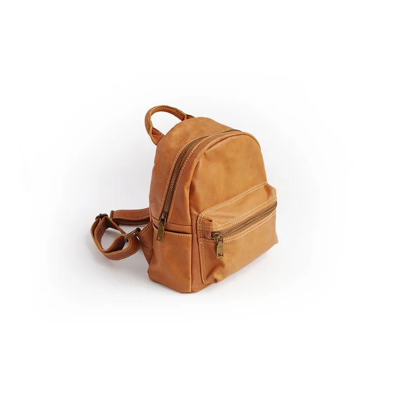 

Vendange fashion lovely backpack retro casual handmade genuine leather women bag 2244S