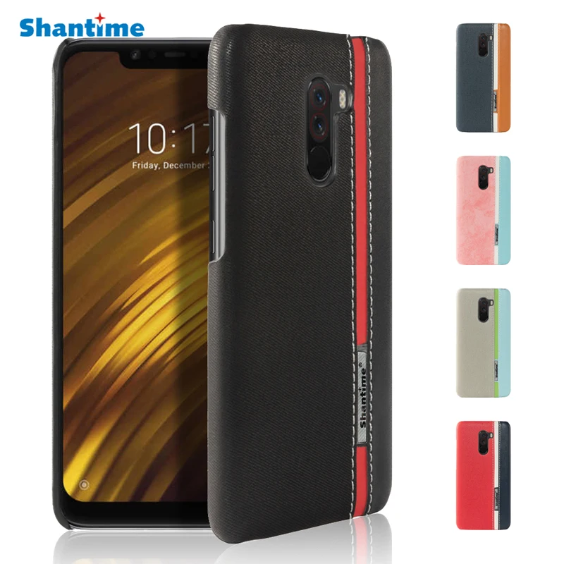 Роскошный чехол-кошелек из искусственной кожи для Xiaomi Pocophone F1 Модный Цветной