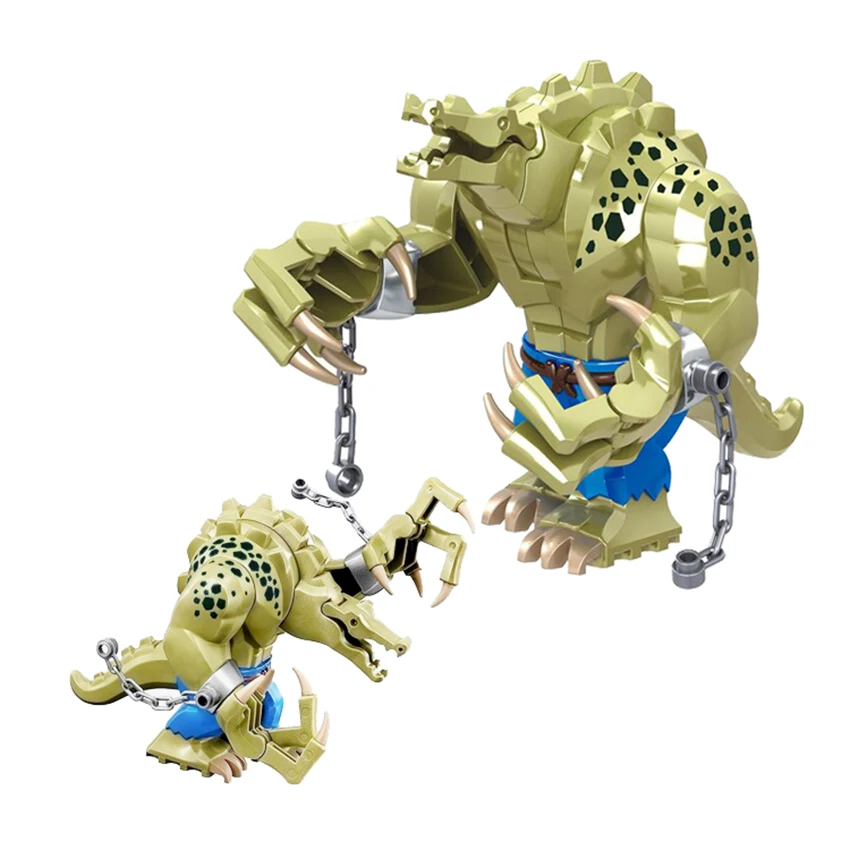 

Single Blocks Crocodile Building Blocks Toy Animal Killer Figure Bricks Set DIY Educational Toys Gifts for Children