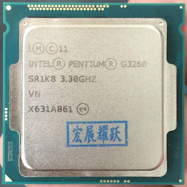 

Intel Processor Processor G3260 LGA1150 22 nanometers Dual-Core 100% working properly Desktop Processor