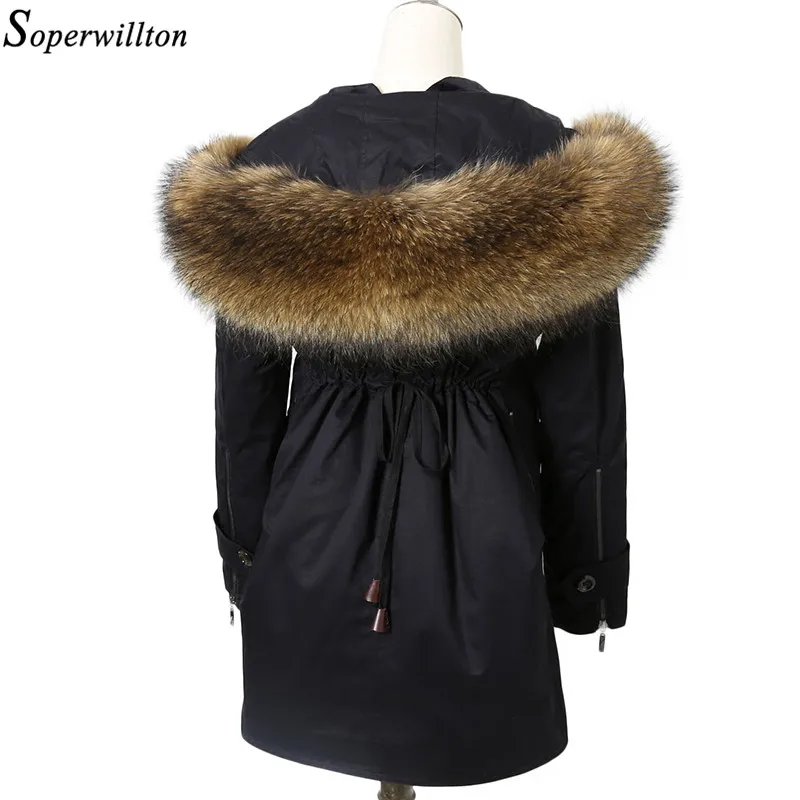 parka with thick fur hood