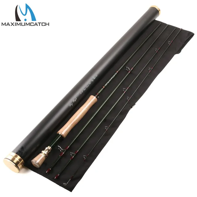 Best price at $165 Cheap Skyhigh Fly Fishing Rod 10FT 7WT 4PCS IM12 Carbon Fiber Fast Action Fly Rod Fly Fishing Rod