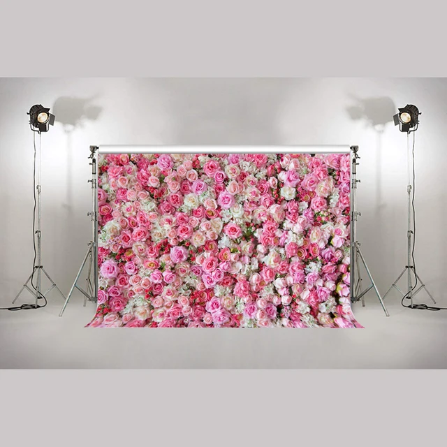 Vinyl 3D Blooming Roses Anthemy Flowers Wall Backdrop For Bridal Shower  Wedding Background Photo Studio Floral Wedding Backdrops