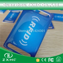 10 шт./лот) водостойкая синяя эпоксидная 3,56 мГц RFID тег FM1108(S50 совместимый) карты контроля доступа 4,6 см x 2,6 см