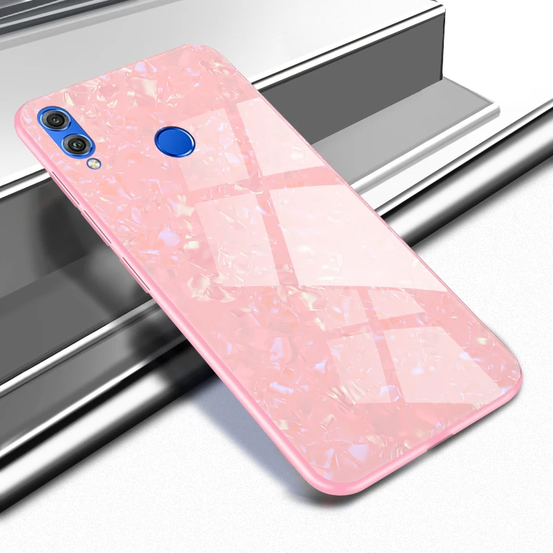 KHW2033F_1_JONSNOW Tempered Glass Phone Case For Huawei Honor 8X 8C Glossy Hard Back Cover for Honor 10 9 Lite 7C 7A Pro 7X