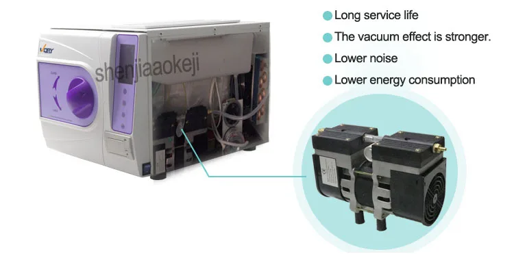 1 шт. шкаф для дезинфекции полости рта lcd вакуумный паровой стоматологический Автоклавный стерилизатор пульсирующий три предварительно Вакуумный стерилизатор стоматологическое устройство