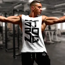 Мужские летние Новые Топы для бодибилдинга, спортивные майки, хлопковый жилет для фитнеса, мужские сандалии без рукавов, майка, Спортивная брендовая одежда