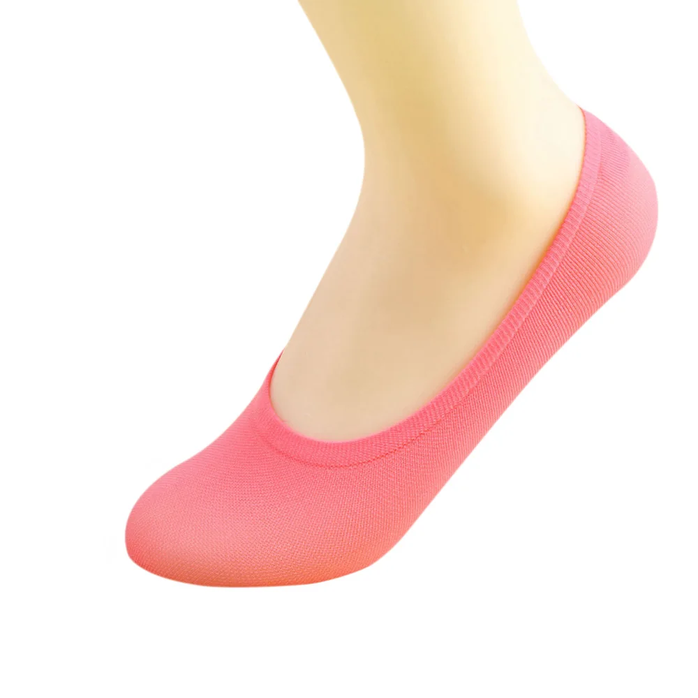 10Pairs Fashion Women Socks Footsies Anti slide Silicone Invisible No