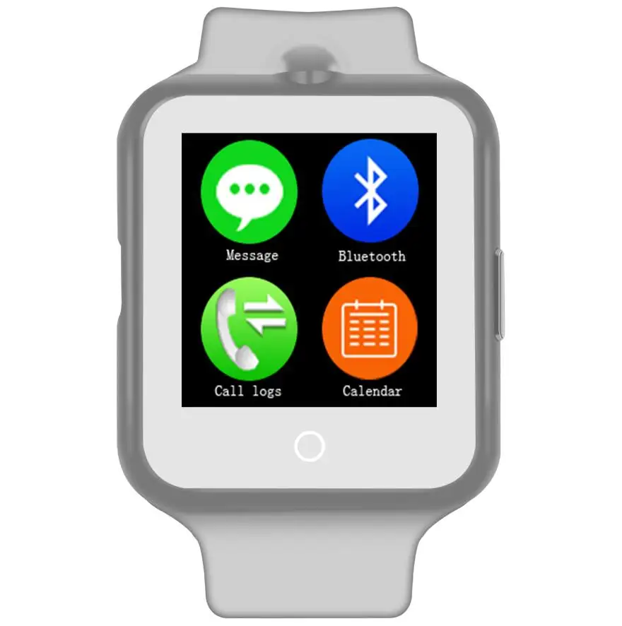 Горячие D3 C88 Bluetooth Смарт-часы для детей мальчик девочка Android телефон Поддержка 2G SIM/TF дети сердечного ритма камера наручные часы - Цвет: Белый