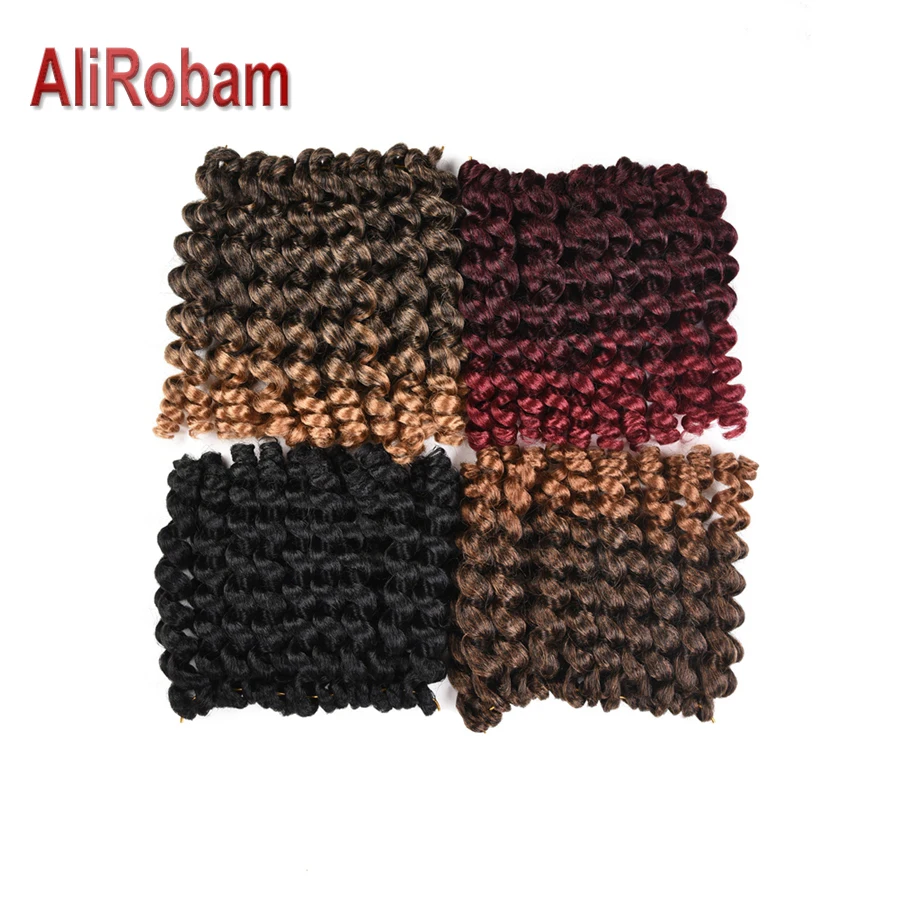 AliRobam jumpy Wand Curl ямайский отказов химическое плетение волос крючком коса