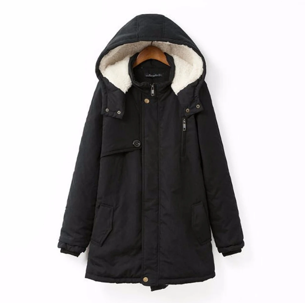 womens fleece lined parka