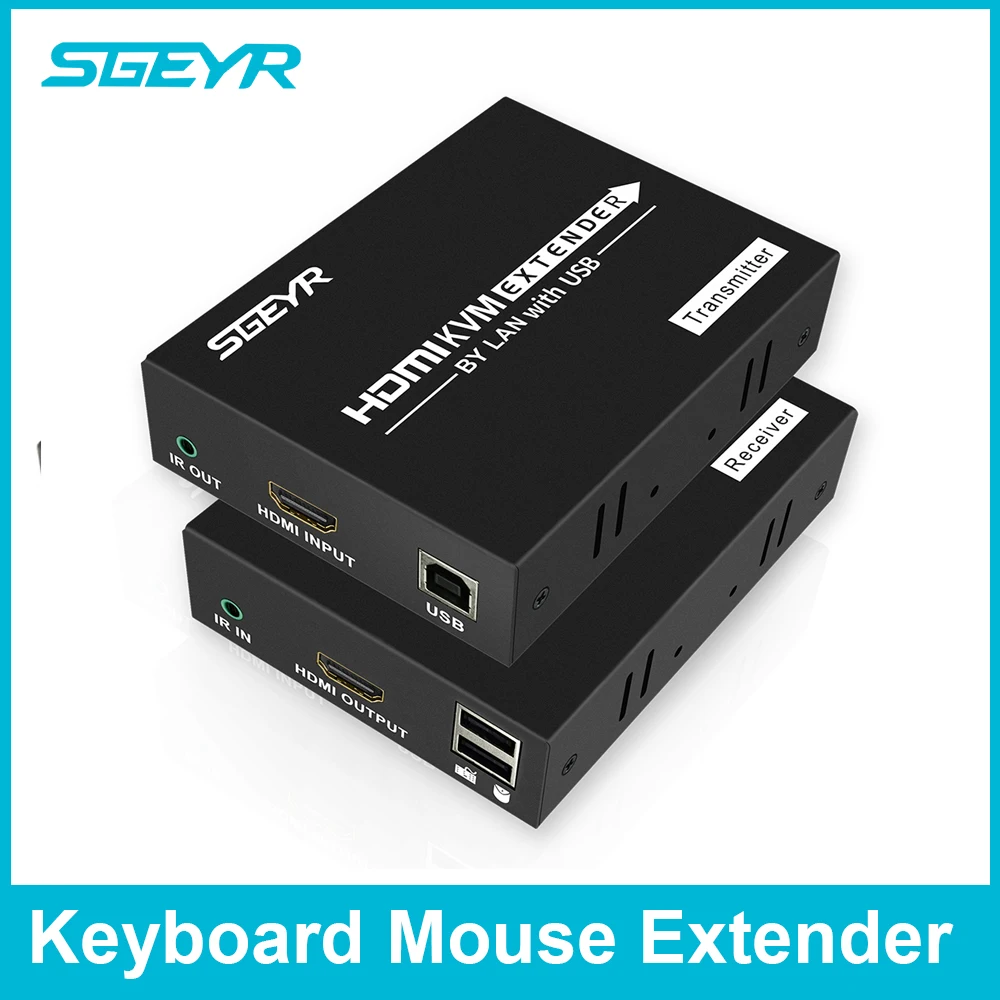 STEYR HDMI KVM Network Extender Over Single Ethernet Cable 1080P Supported HDCP,keyboard and mouse(1080p 395ft.USB + IR + HDMI) STEYR HDMI KVM Network Extender Over Single Ethernet Cable 1080P Supported HDCP,keyboard and mouse(1080p 395ft.USB + IR + HDMI)