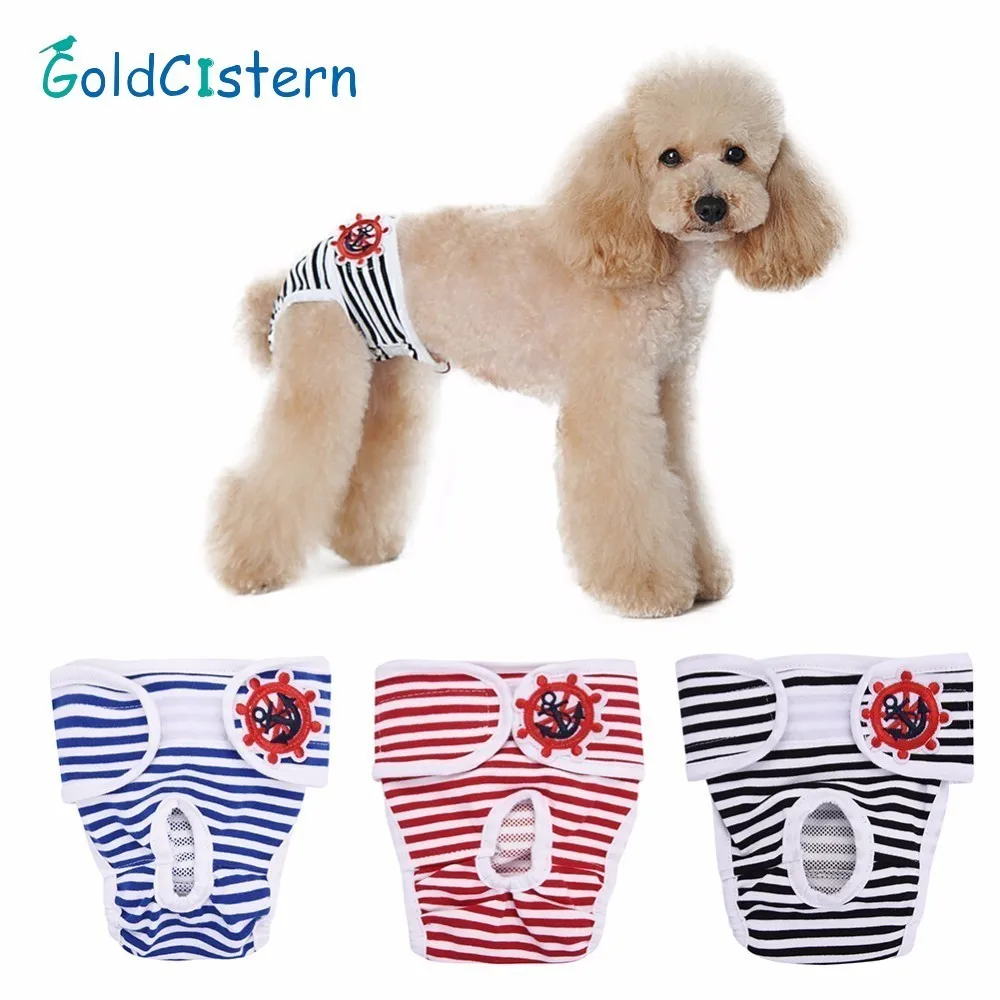 5Size Pet Dog Physiological Sanitary Pants Durable Doggie Diapers Pants