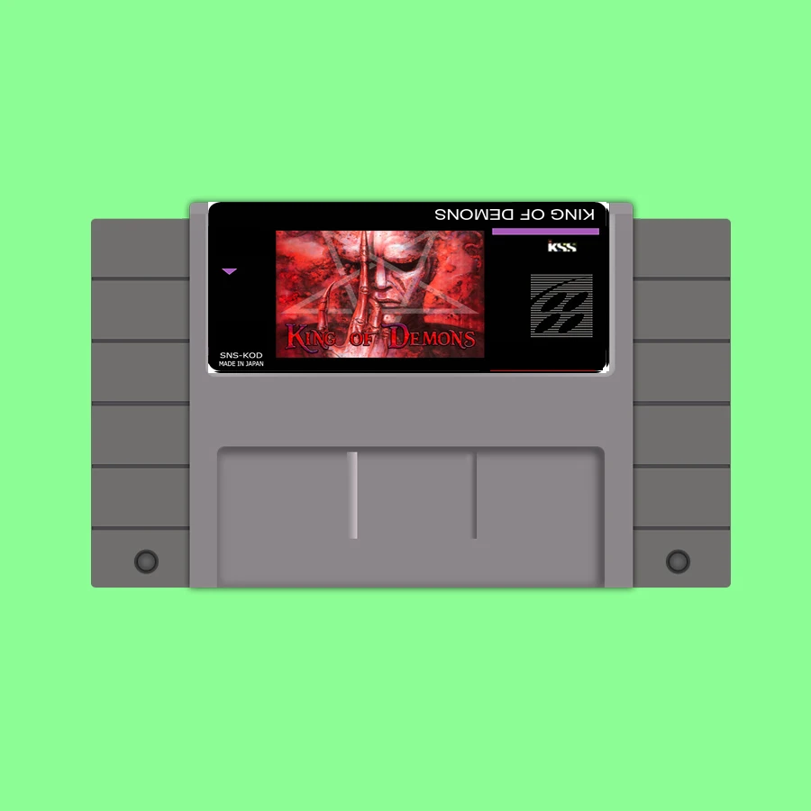Новое поступление 16bit карточки для Супер игры король демонов|16bit game card|16bit gamegames card