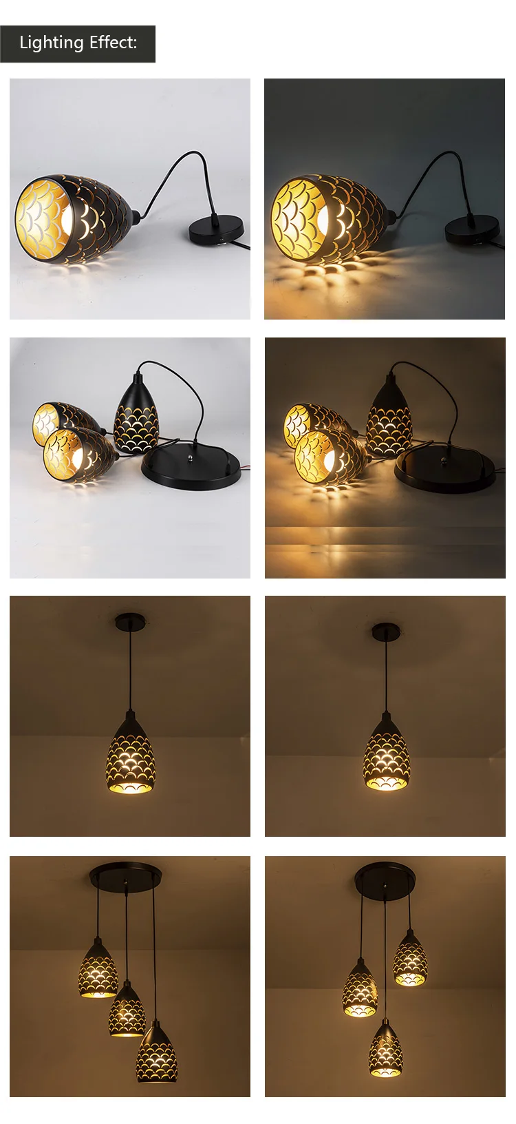 Современный Железный потолочный светильник в стиле арт-деко для гостиной, спальни, винтажный промышленный Лофт, креативные потолочные лампы