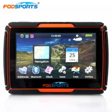 Fodsports 4,3 дюймов мотоцикл навигация bluetooth мотоцикл gps навигатор водонепроницаемый 256 Мб 8 Гб IPX7 установка карты