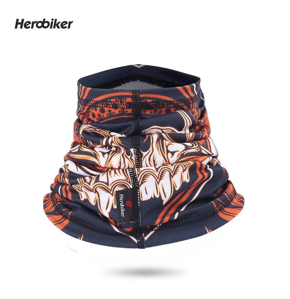 HEROBIKER мотоциклетная маска для лица ветрозащитная дышащая велосипедная маска для велоспорта мото шарф Лыжная маска для сноуборда маска для лица шейный платок