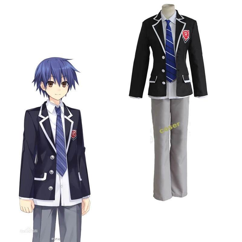 Anime Boy Wearing School Uniform