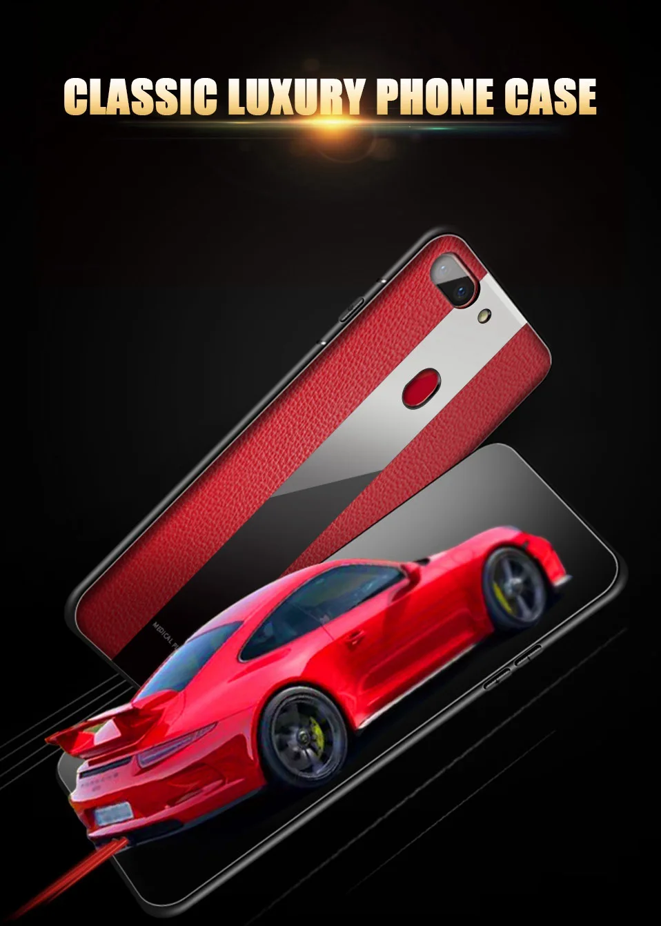 Luxuey Leather Case For OPPO R17 Pro K1 Cover Silicone Phone Case For Huawei R9 R9S R11 R11S Plus R15 R15X A5 A57 A59 A79 Cases  (4)