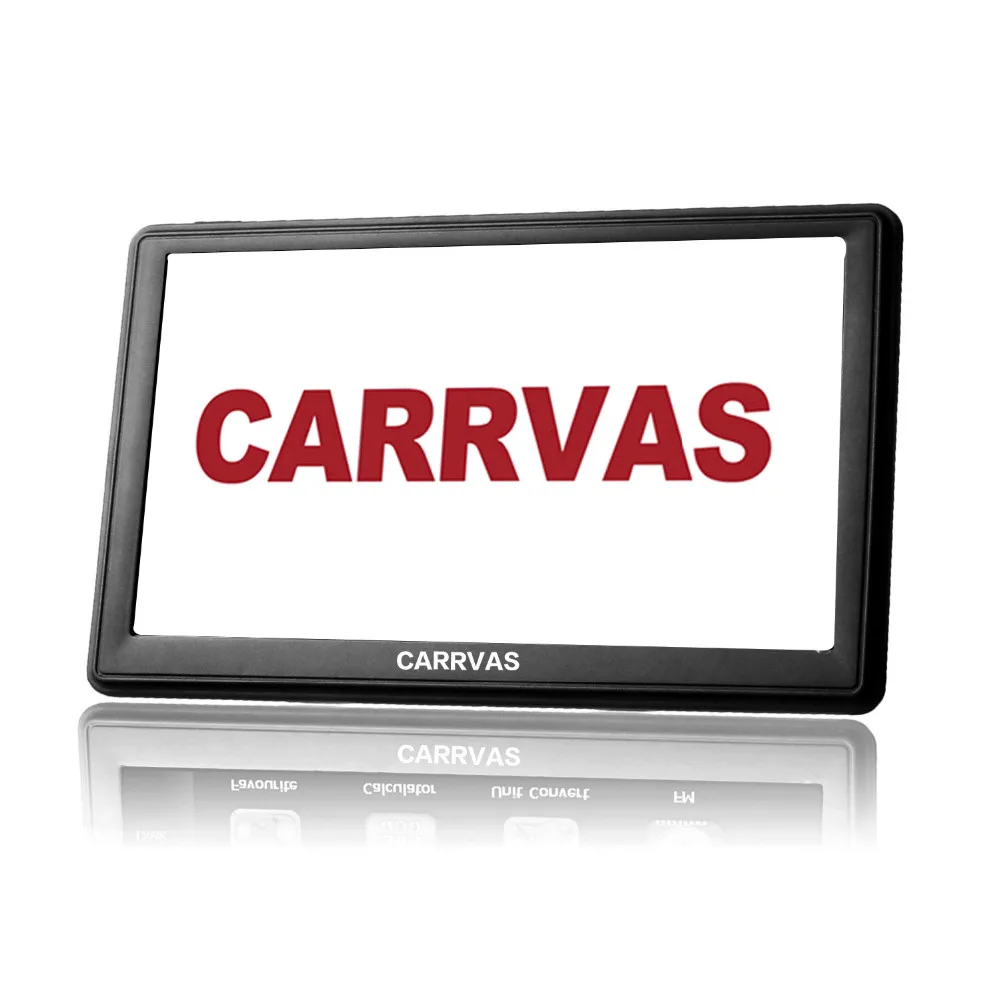 CARRVAS 7 дюймов емкостный экран Автомобильный грузовик gps навигация 256 м 8 Гб Bluetooth AV-IN FM навигатор Новая Европа Россия Испания карты