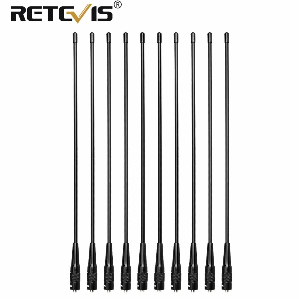 preço 10 pcs Retevis RHD 771 39 cm SMA F VHF UHF Ham Radio Antena Para Kenwood Para Baofeng UV 5R BF 888S H777 Retevis Para HYT para Puxing