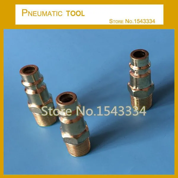 

Free shipping 1/4" NPT male thread Europe type Pneumatic Air Hose Quick Coupler EU type air tools quick adaptor