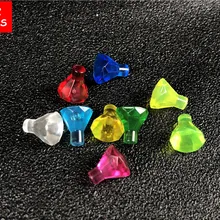 100 шт./партия кубики Moc драгоценность алмаз драгоценный камень случайный семь различных цветов Блоки Кирпичи DIY игрушки для детей лучшие подарки