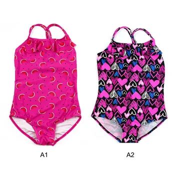 

New Hot Baby Girls Lovely Swimsuit One Piece Bikini Swimming Suit Girl Swimwear Beachwear Children Bathing Suit Princess Bikini