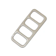 Автомобильная отделка из нержавеющей стали внутренние декоративные фары кнопка регулировки рамка Крышка модификации для Mitsubishi ASX 2011